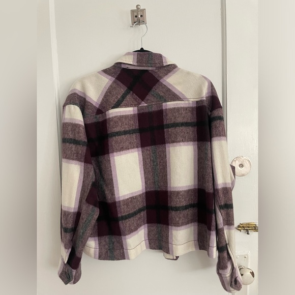 Zara flannel shacket. Size small. - Picture 3 of 4